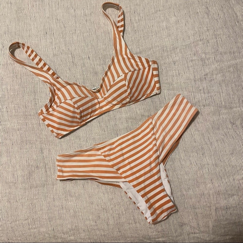 Zulu & Zephyr striped bikini XXS, Aus 6